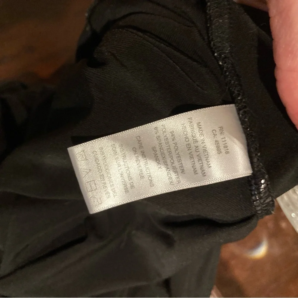 Michael kors black high low skirt xs